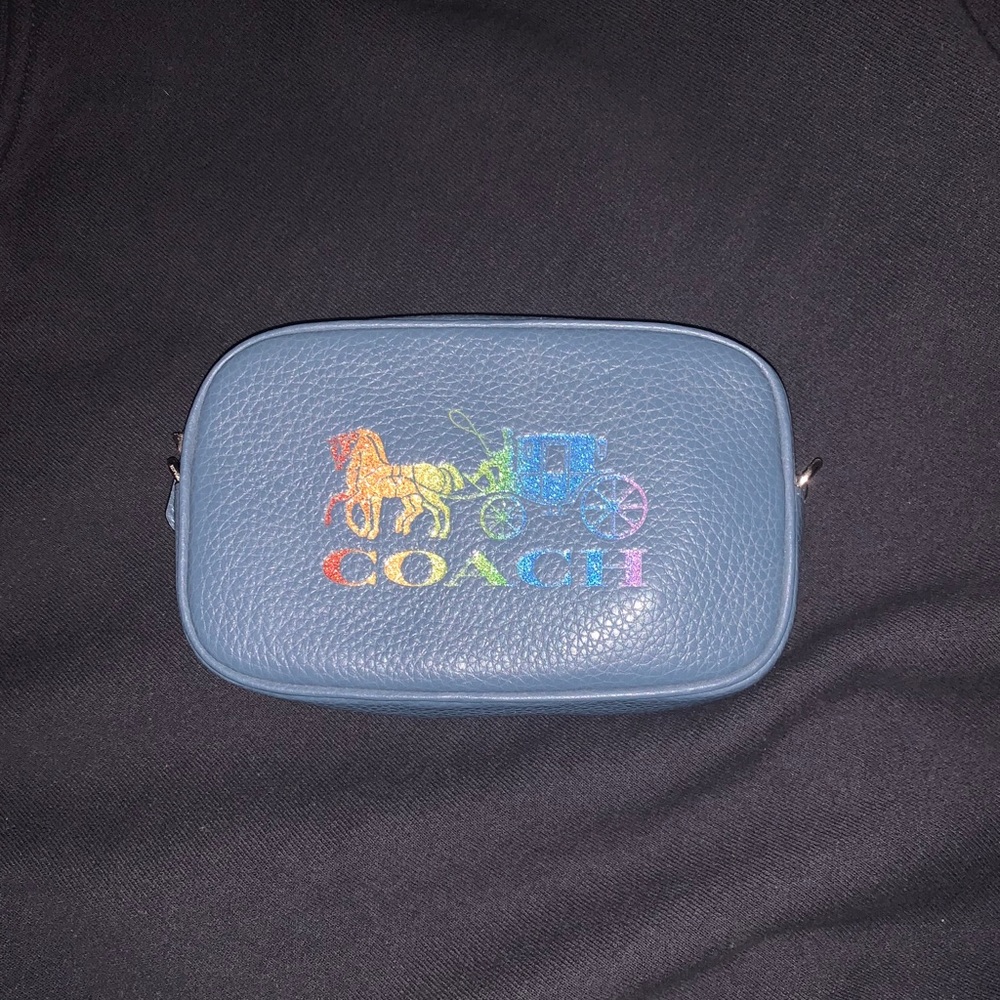 Coach Crossbody with Rainbow Horse and Carriage